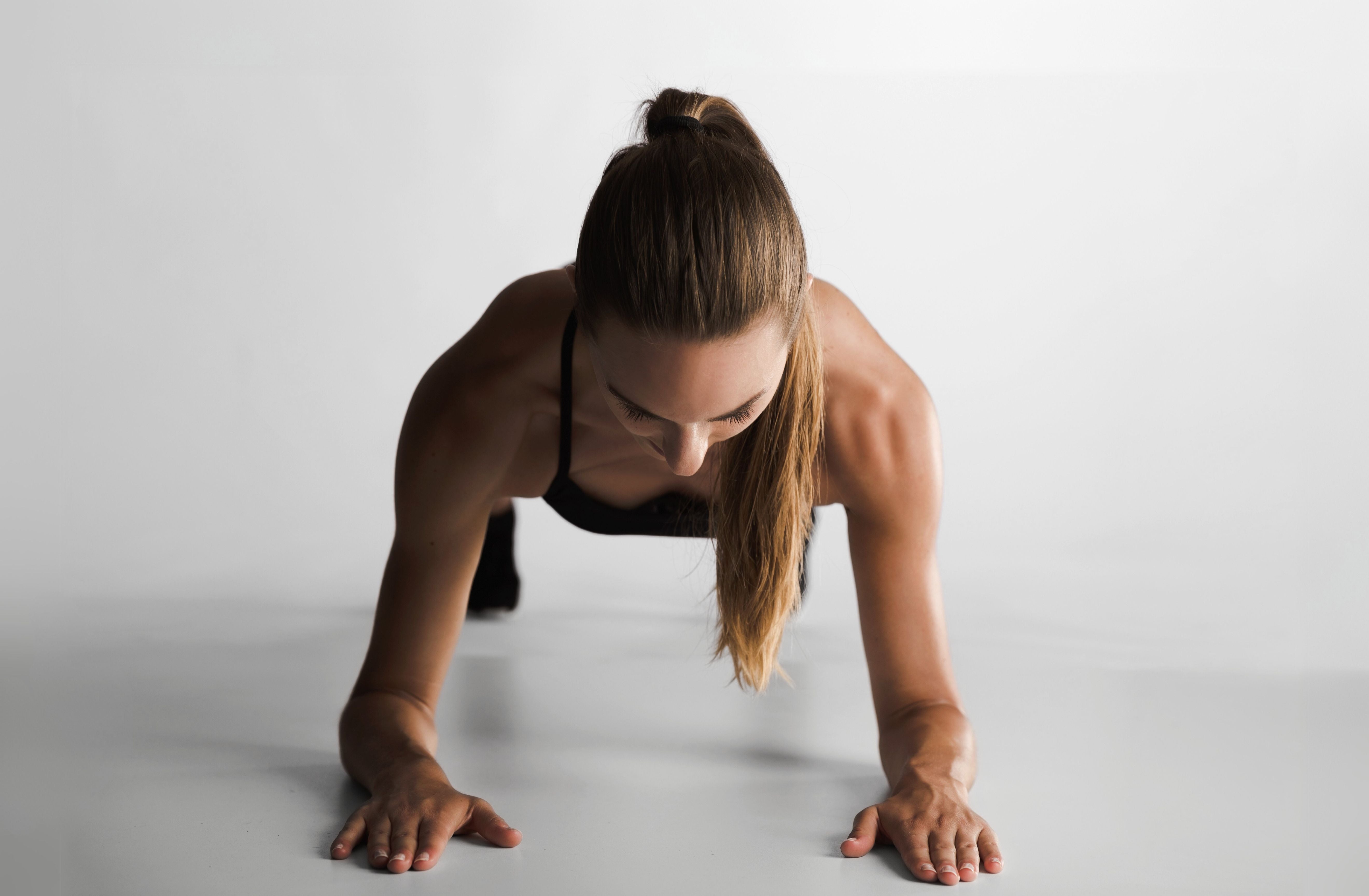Woman doing a plank