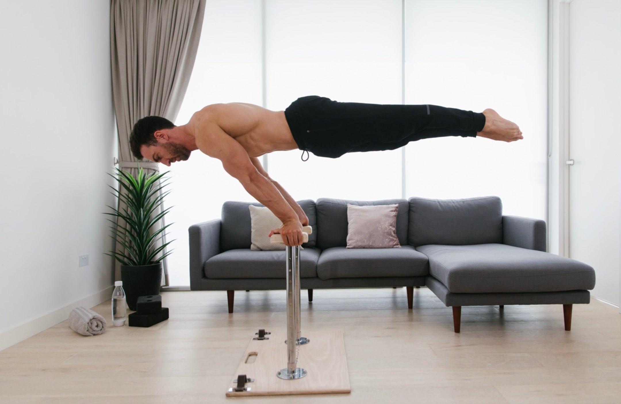 Simon doing planche