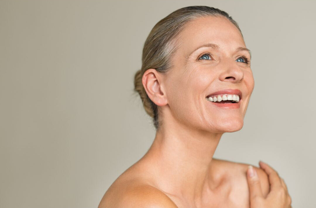 Older woman with beautiful skin