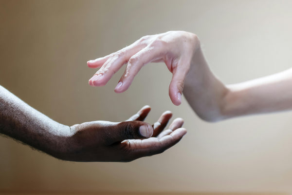 Hand of different skin tones