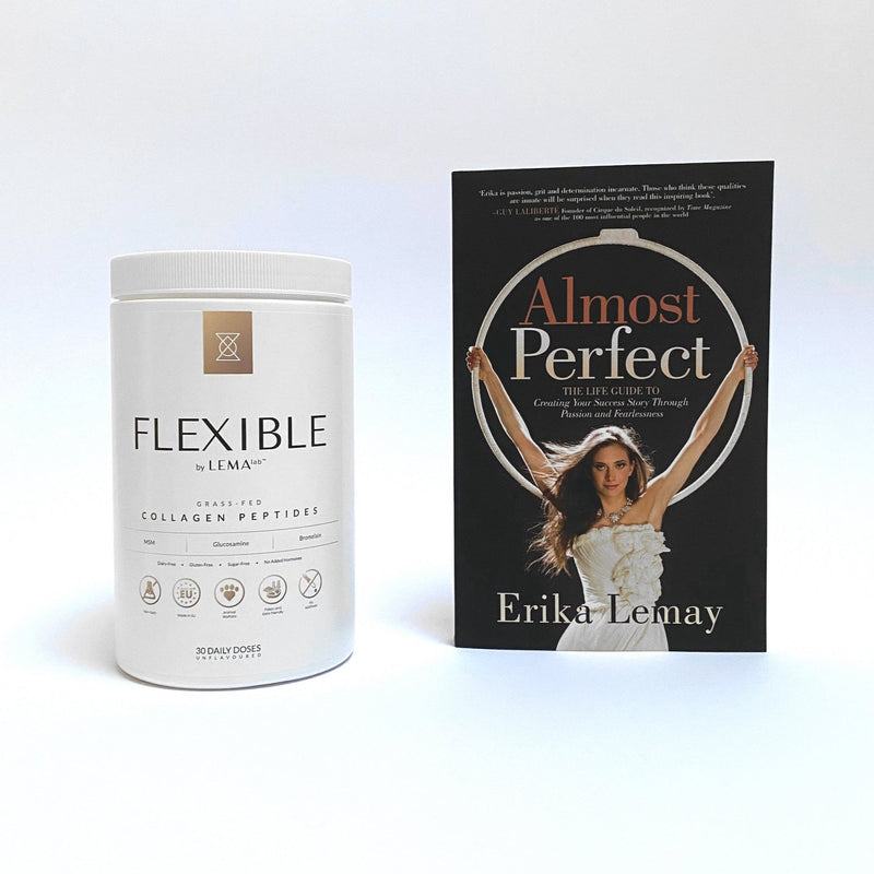 Collagen supplement and book PERFORMANCE bundle